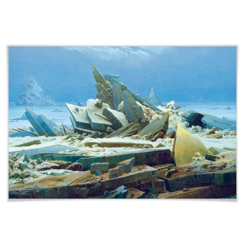 Poster Friedrich - Das Eismeer