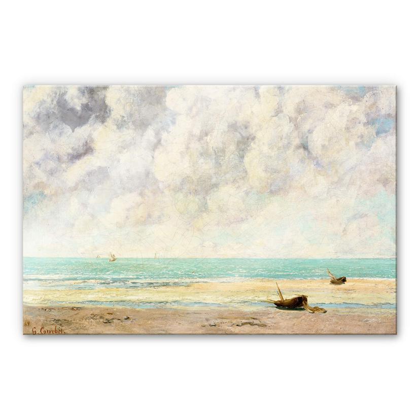 Akrylbillede Courbet - Det rolige hav