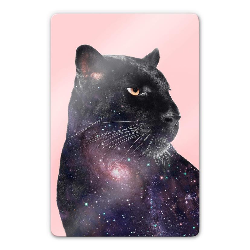 Tableau en verre Loose - Galaxie de panthère