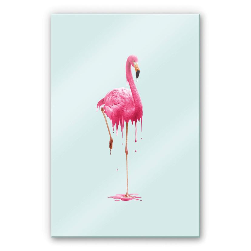 Akrylbillede Loose - Melting Flamingo