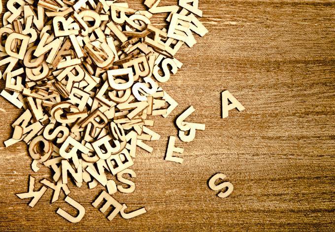 Lettere di legno 10 cm