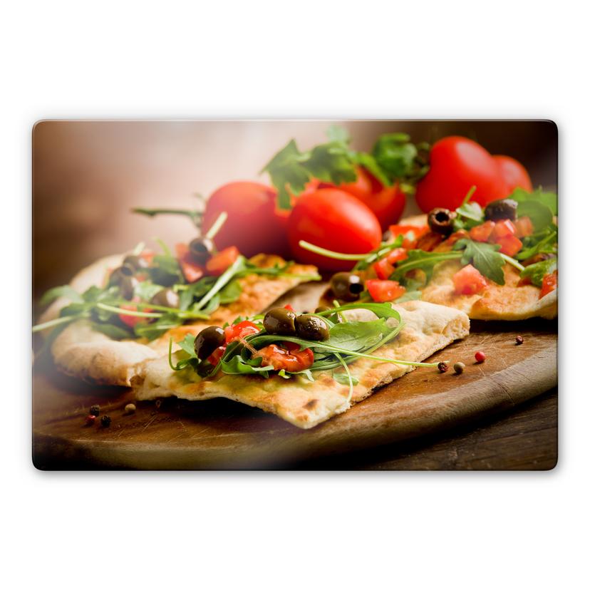 Glasbillede - Pizza all'Italiana
