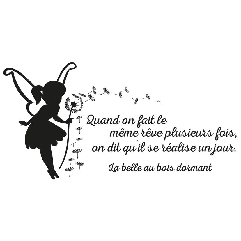Adesivo murale - Quand on fait le même rêve...