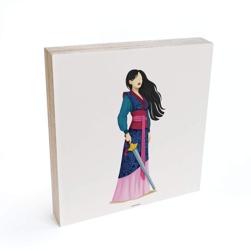 Billede af træ til at sætte op - Tohmé - Mulan - 15x15 cm