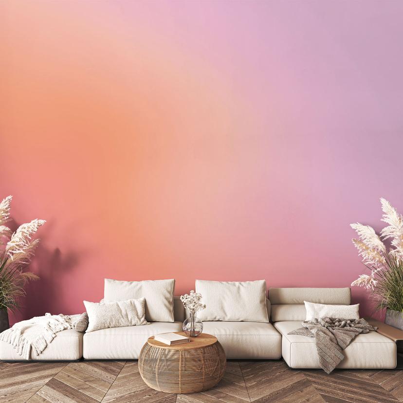 Fototapet Ombre - Farverigt daggry