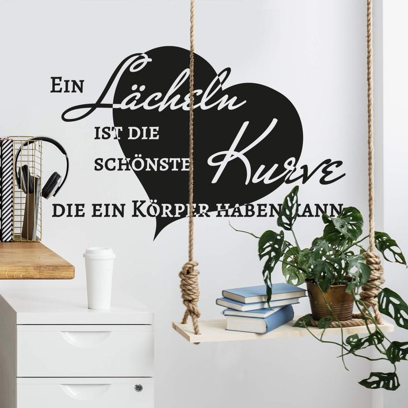 Adesivo murale - Ein Lächeln