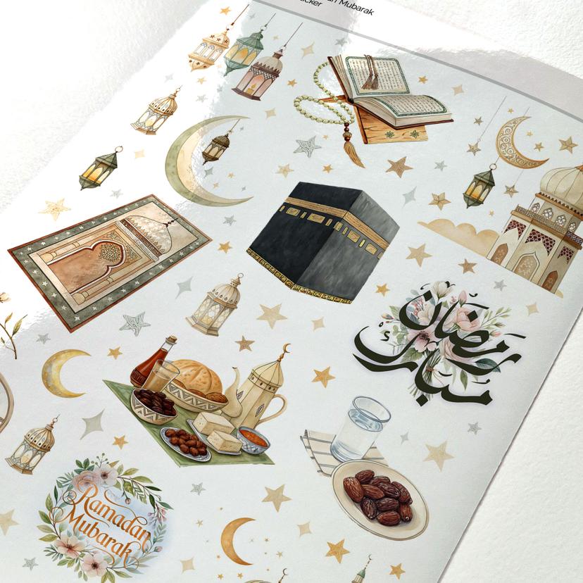 Klistermærke Ramadan Mubarak