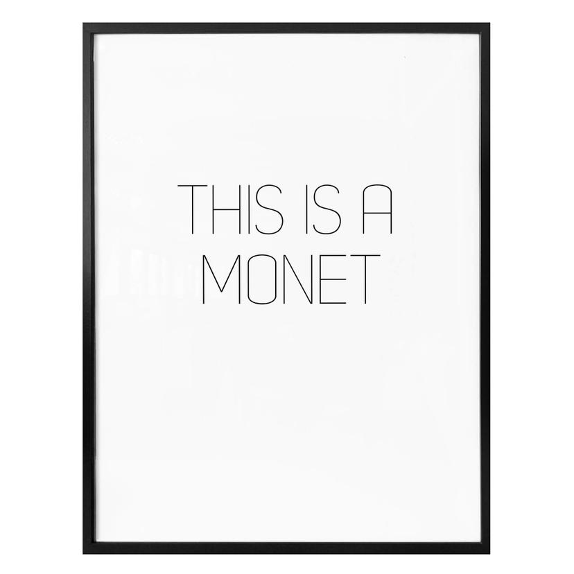 Poster This is a Monet