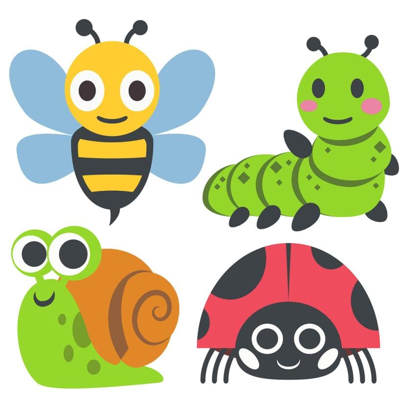 Adesivo Emoji – Insetti