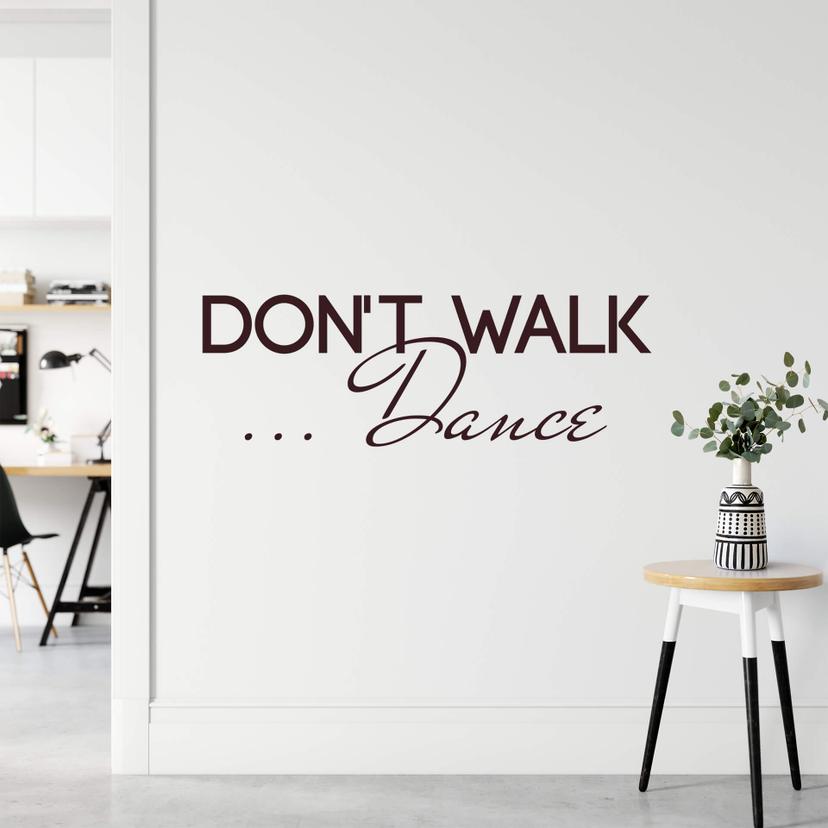 Wallsticker -  Don't walk - dance