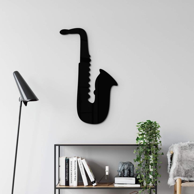 Decoración acrílica saxofón