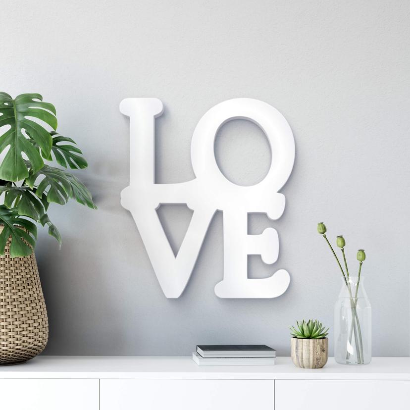 Letras decorativas 3D Love