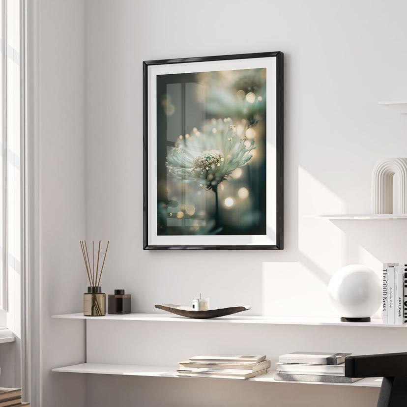 Plakat Delikatny blask kwiatów - Treechild