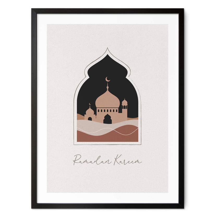 Poster Mosquée Ramadan Kareem