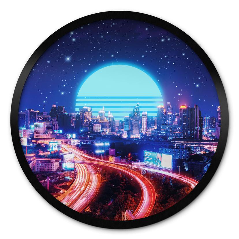 Póster Cyber City Bangkok - Takkar - Redondo