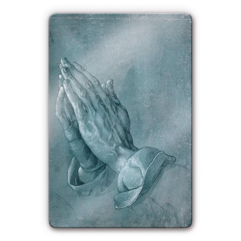 Tableau en verre - Dürer - Mains en prière
