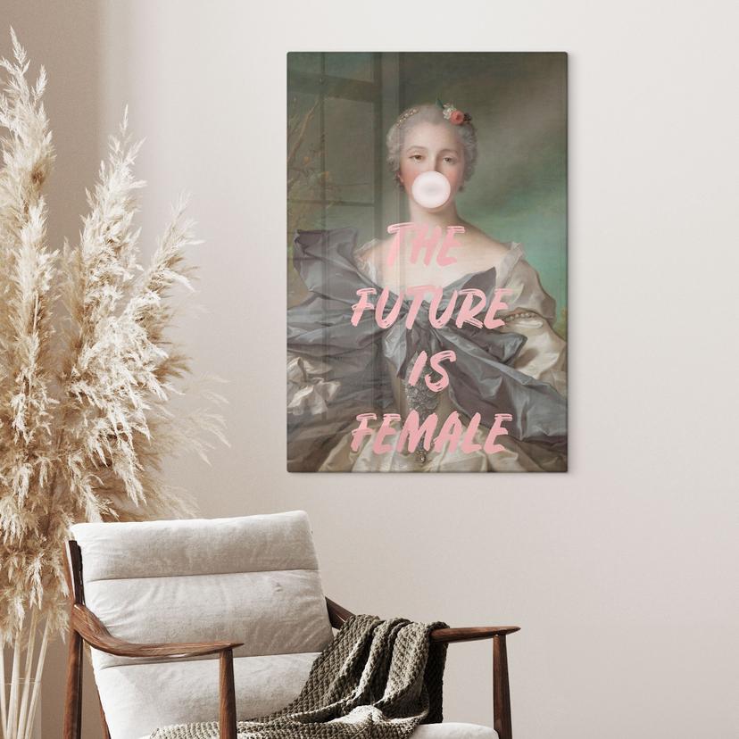 Stampa su vetro Il futuro è femmina - Grace Digital Art