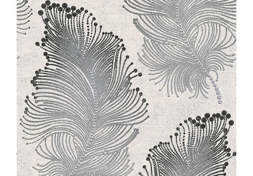 Papier peint A.S. Création Bohemian Burlesque métallique, noir, blanc