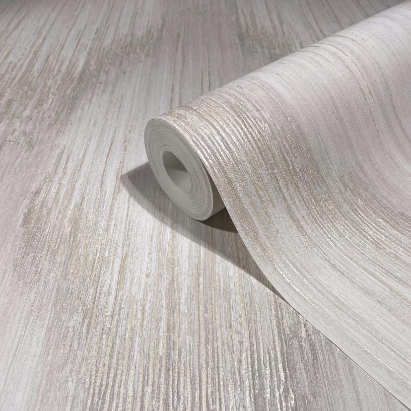 Icke-vävd tapet ränder, rombformade ränder moderna i beige