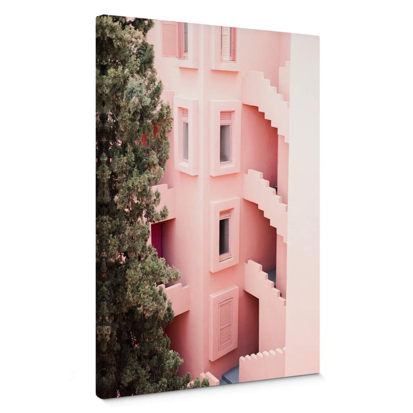 Lienzo Zwart - Arquitectura mediterránea