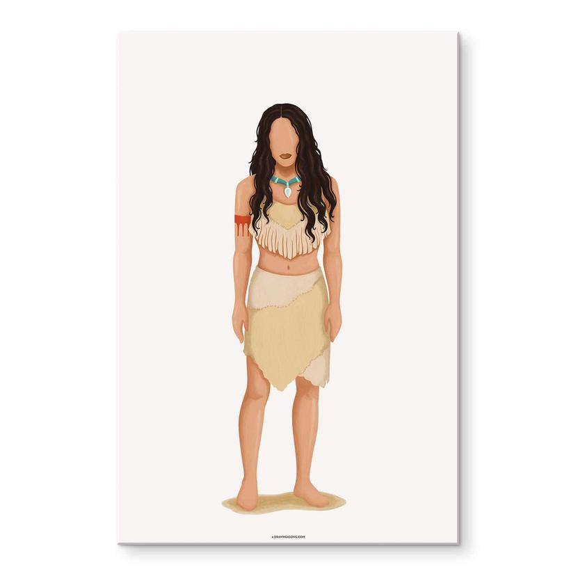 Akrylbillede Tohmé - Pocahontas