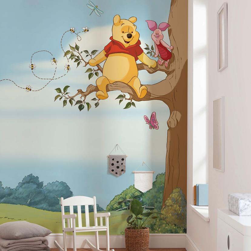 Carta da parati in carta - L'albero di Winnie the Pooh - 184 x 254 cm