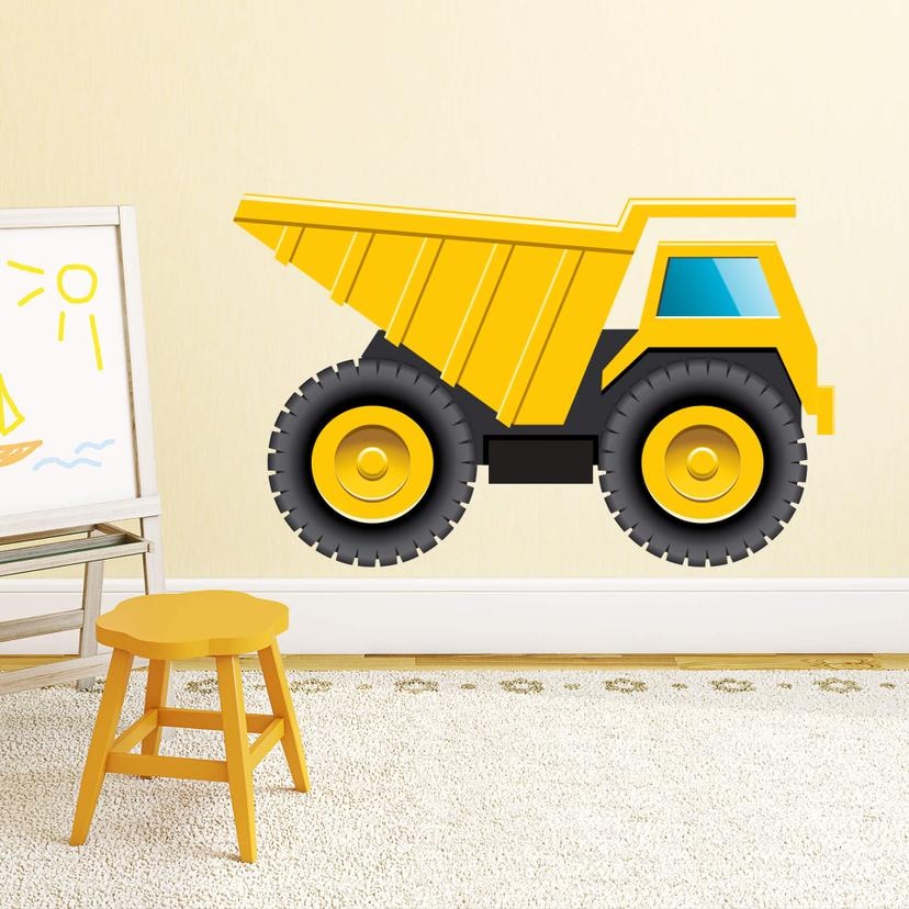 Muursticker Kiepwagen