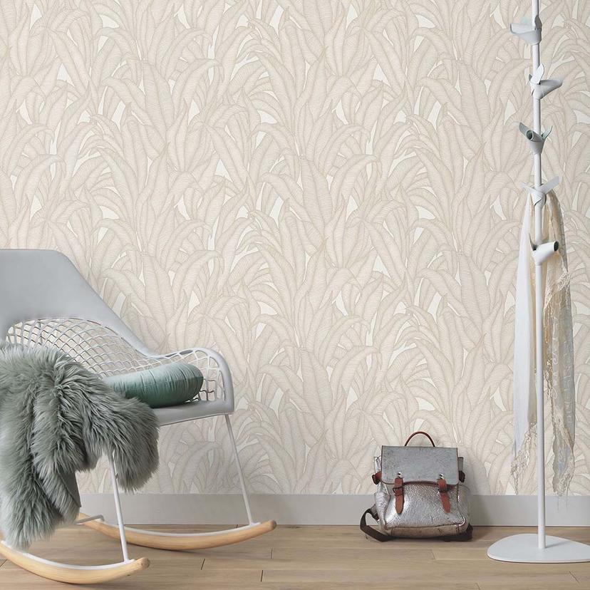 rank tapet, tapetark Fashion for Walls 4 af Guido Maria Kretschmer creme