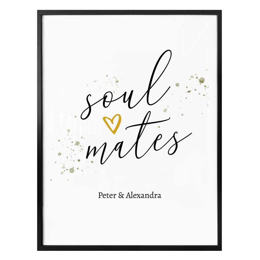 Poster à personnaliser Soulmates