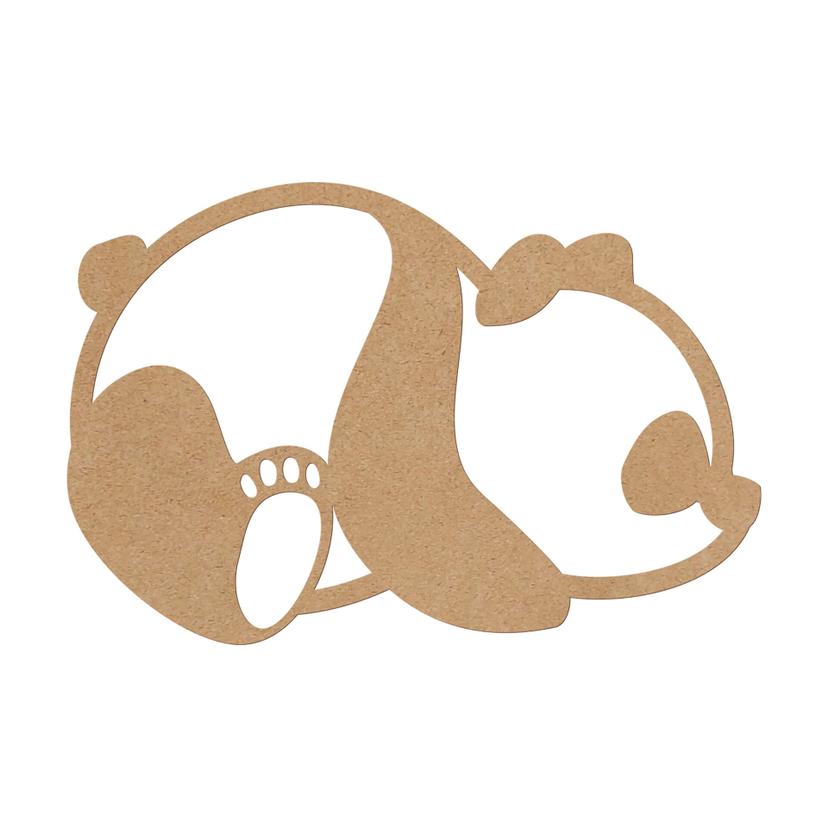 Décoration en bois MDF Panda