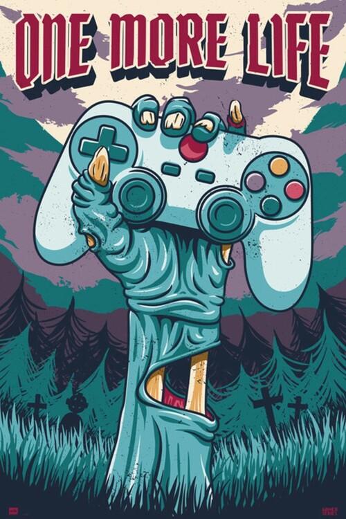 Poster Gamer - One More Life 61x91,5 cm