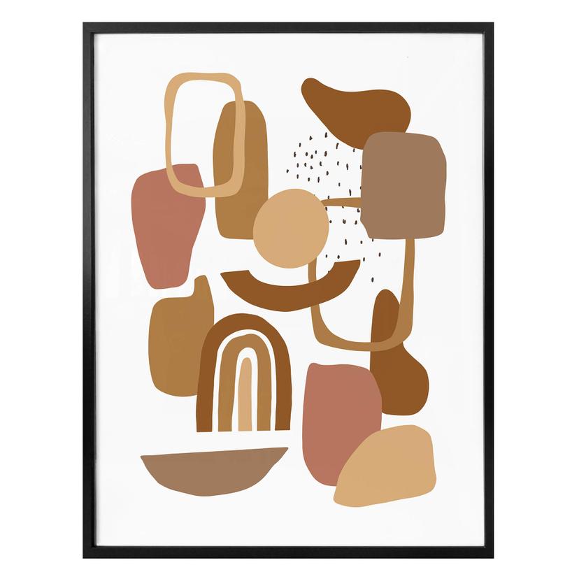 Póster Abstracción en la diversidad