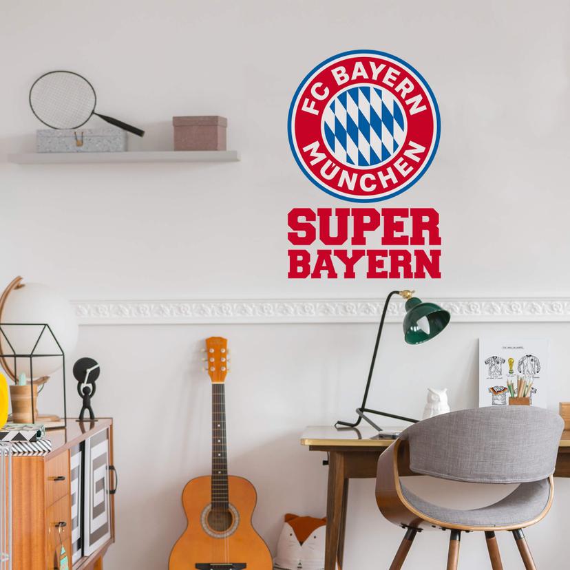 Muursticker Bayern München - Super Bayern