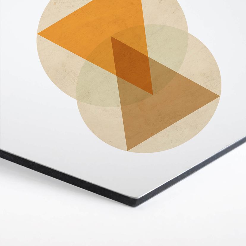 Esagoni Alu-Dibond Nouveauprints - Triangoli