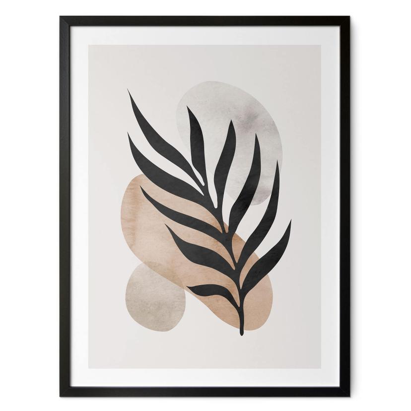 Plakat Botanisk silhuet med kunstnerisk geometri - Costa