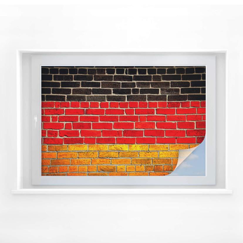 Lámina de privacidad Bandera alemana muro
