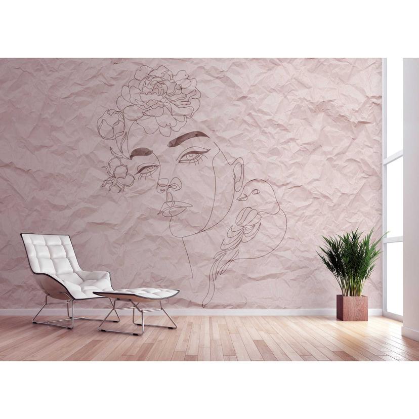 Livingwalls Fotomurale ARTist - Paper Face