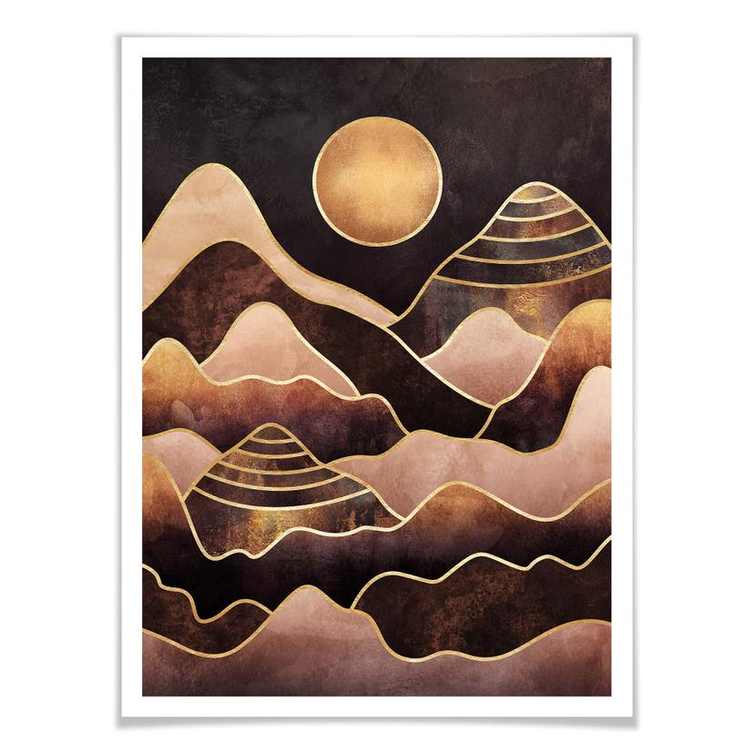 Poster Fredriksson - Coucher de soleil