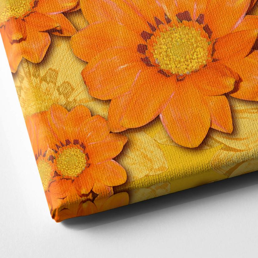 Stampa su tela Orange Flowers