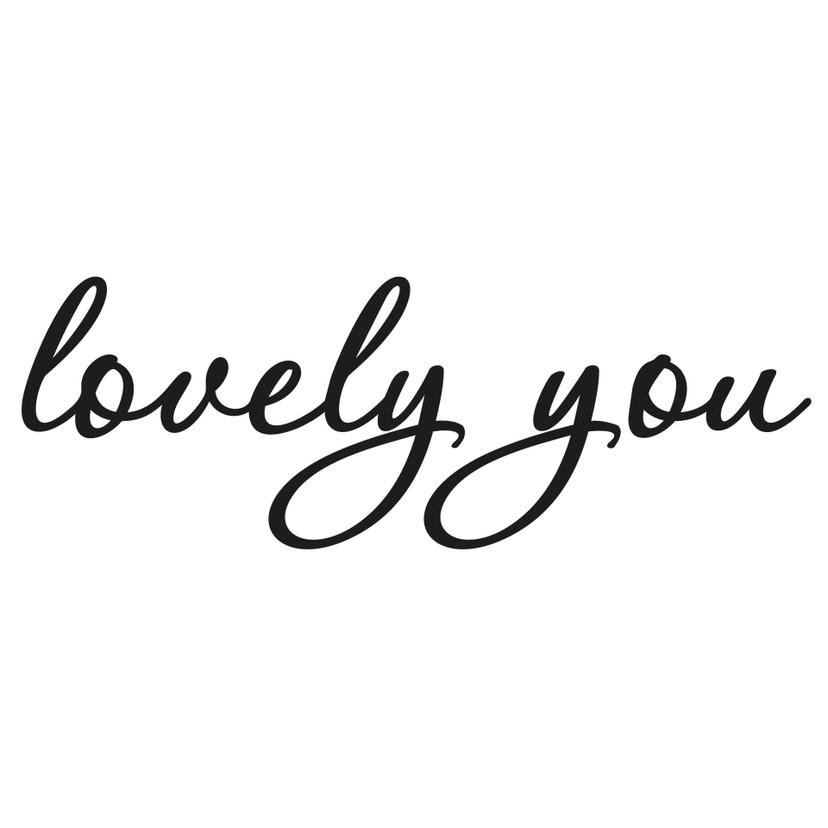 Sticker mural - Lovely You