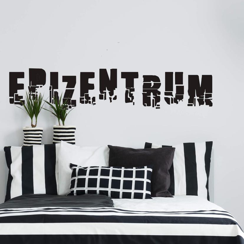 Wandtattoo Epizentrum