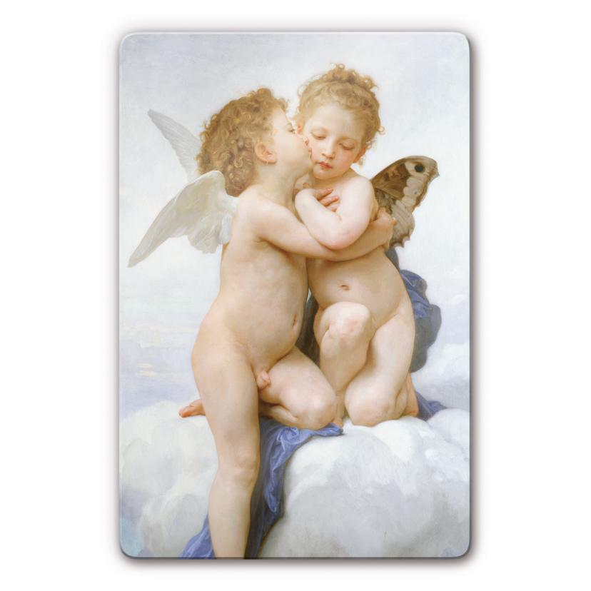 Stampa su vetro Bouguereau - il primo bacio