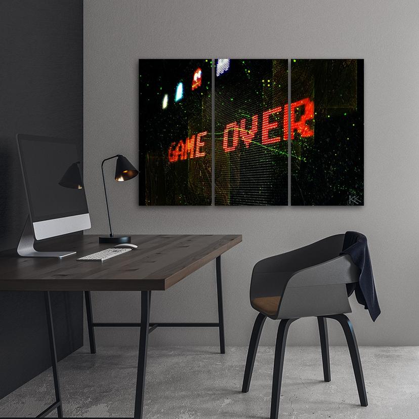 Stampa su tela 3 parti, gioco del giocatore