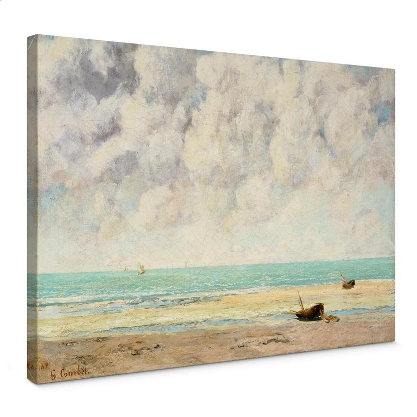 Lienzo Courbet - El mar en calma