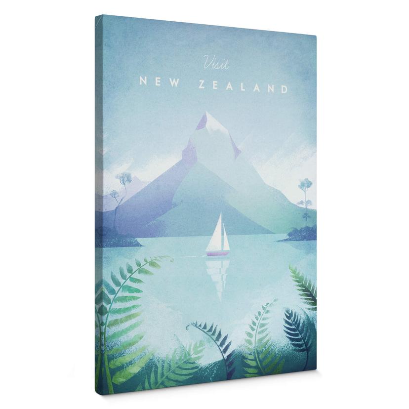 Canvasbillede - Rivers - New Zealand