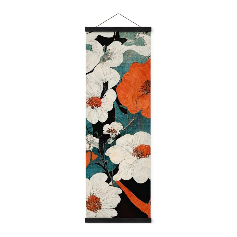 Póster de tela Asian blossom splendour - Treechild - Panorama