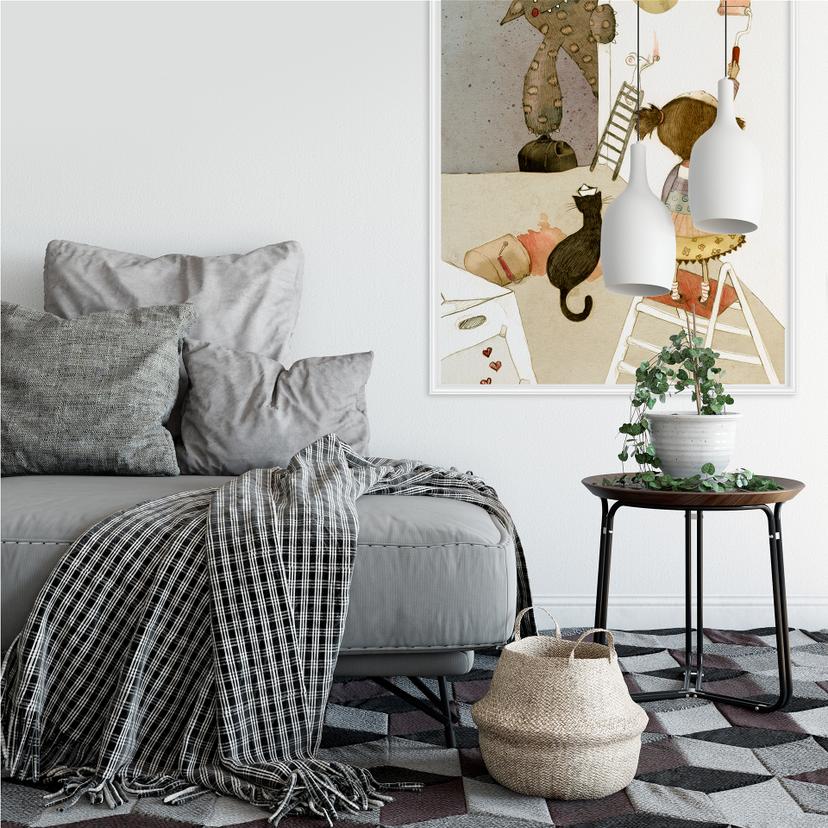 Wallprint Loske - Zuhause