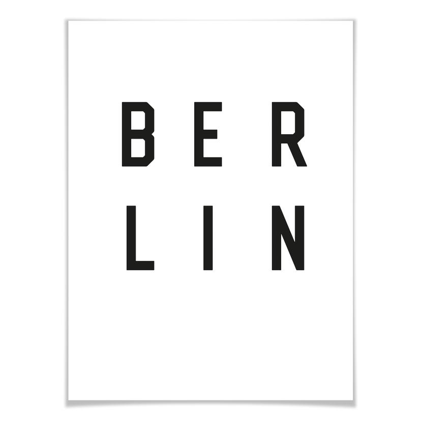 Poster tipografia - Berlino