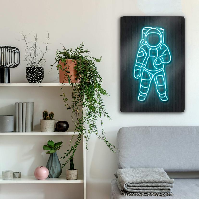 Stampa su vetro Mielu - Astronauta