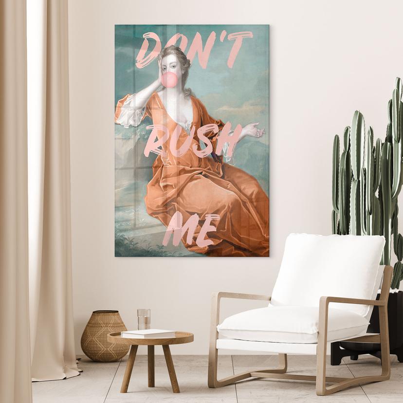 Stampa su vetro acrilico Duchessa Sarah Churchill: Don't rush me - Grace Digital Art